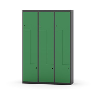 Novis Z garderobeskab lige topplade 6 rum B120 cm