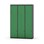 Novis Z garderobeskab lige topplade 6 rum B120 cm