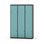 Novis Z garderobeskab lige topplade 6 rum B120 cm