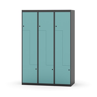 Novis Z garderobeskab lige topplade 6 rum B120 cm
