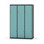 Novis Z garderobeskab lige topplade 6 rum B120 cm