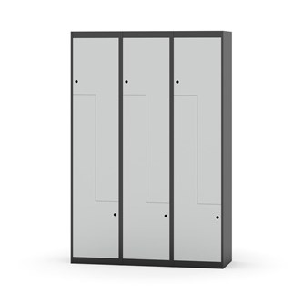Novis Z garderobeskab lige topplade 6 rum B120 cm