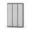 Novis Z garderobeskab lige topplade 6 rum B120 cm