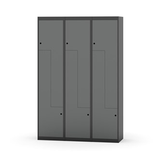 Novis Z garderobeskab lige topplade 6 rum B120 cm