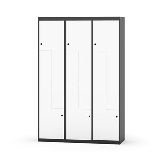 Novis Z garderobeskab lige topplade 6 rum B120 cm