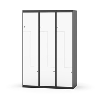 Novis Z garderobeskab lige topplade 6 rum B120 cm