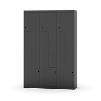 Novis Z garderobeskab lige topplade 6 rum B120 cm