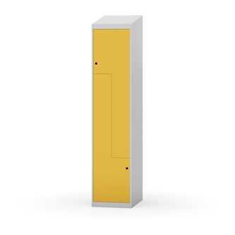 Novis Z garderobeskab skrå topplade 2 rum B40 cm