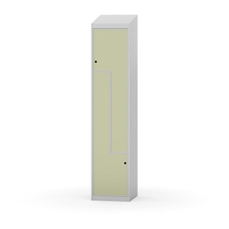 Novis Z garderobeskab skrå topplade 2 rum B40 cm