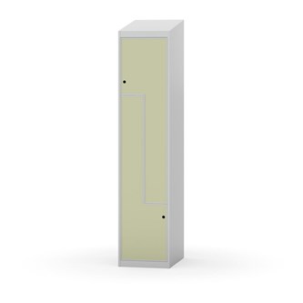 Novis Z garderobeskab skrå topplade 2 rum B40 cm