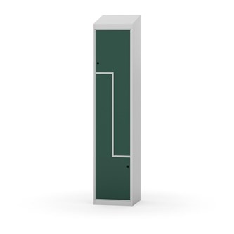 Novis Z garderobeskab skrå topplade 2 rum B40 cm