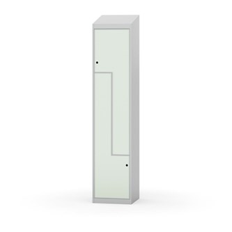 Novis Z garderobeskab skrå topplade 2 rum B40 cm