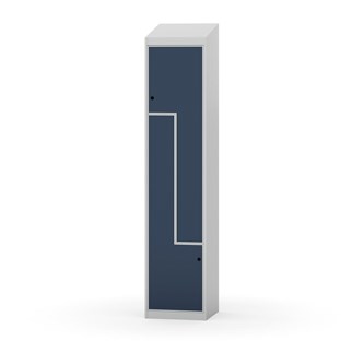 Novis Z garderobeskab skrå topplade 2 rum B40 cm