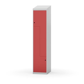 Novis Z garderobeskab skrå topplade 2 rum B40 cm
