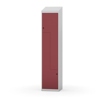 Novis Z garderobeskab skrå topplade 2 rum B40 cm