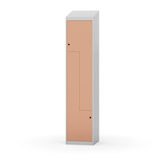 Novis Z garderobeskab skrå topplade 2 rum B40 cm
