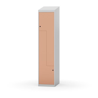 Novis Z garderobeskab skrå topplade 2 rum B40 cm