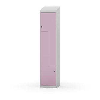 Novis Z garderobeskab skrå topplade 2 rum B40 cm