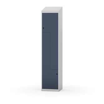 Novis Z garderobeskab skrå topplade 2 rum B40 cm
