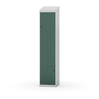 Novis Z garderobeskab skrå topplade 2 rum B40 cm