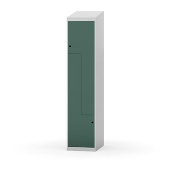 Novis Z garderobeskab skrå topplade 2 rum B40 cm
