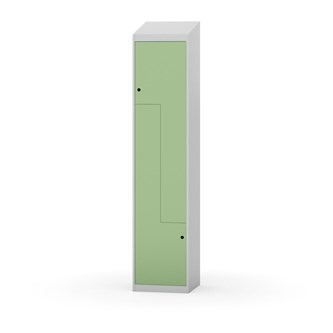 Novis Z garderobeskab skrå topplade 2 rum B40 cm