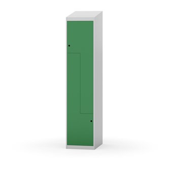 Novis Z garderobeskab skrå topplade 2 rum B40 cm