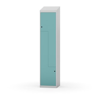 Novis Z garderobeskab skrå topplade 2 rum B40 cm