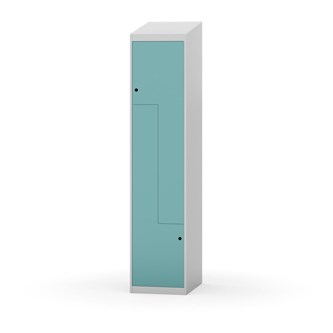 Novis Z garderobeskab skrå topplade 2 rum B40 cm