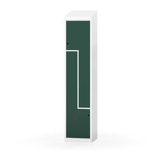 Novis Z garderobeskab skrå topplade 2 rum B40 cm