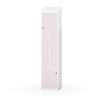 Novis Z garderobeskab skrå topplade 2 rum B40 cm
