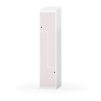 Novis Z garderobeskab skrå topplade 2 rum B40 cm