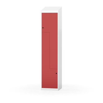 Novis Z garderobeskab skrå topplade 2 rum B40 cm