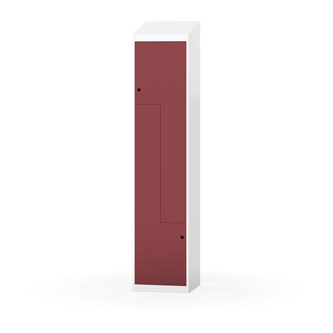 Novis Z garderobeskab skrå topplade 2 rum B40 cm