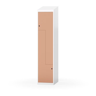 Novis Z garderobeskab skrå topplade 2 rum B40 cm