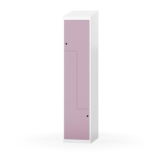 Novis Z garderobeskab skrå topplade 2 rum B40 cm
