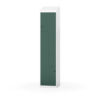 Novis Z garderobeskab skrå topplade 2 rum B40 cm