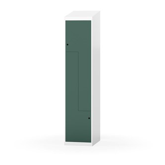 Novis Z garderobeskab skrå topplade 2 rum B40 cm