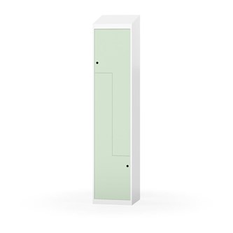 Novis Z garderobeskab skrå topplade 2 rum B40 cm