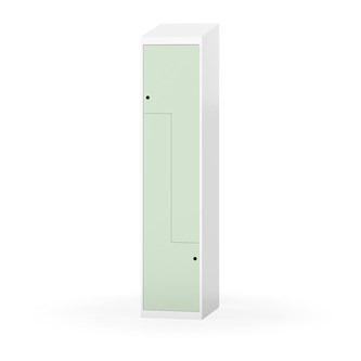 Novis Z garderobeskab skrå topplade 2 rum B40 cm