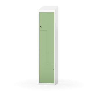 Novis Z garderobeskab skrå topplade 2 rum B40 cm