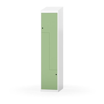 Novis Z garderobeskab skrå topplade 2 rum B40 cm
