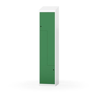 Novis Z garderobeskab skrå topplade 2 rum B40 cm