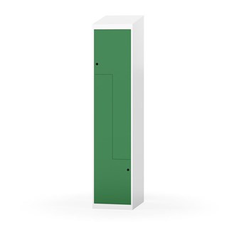 Novis Z garderobeskab skrå topplade 2 rum B40 cm
