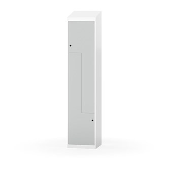 Novis Z garderobeskab skrå topplade 2 rum B40 cm