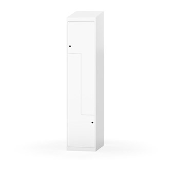 Novis Z garderobeskab skrå topplade 2 rum B40 cm