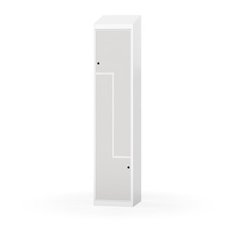 Novis Z garderobeskab skrå topplade 2 rum B40 cm