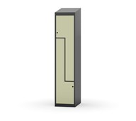 Novis Z garderobeskab skrå topplade 2 rum B40 cm