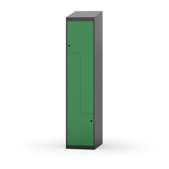 Novis Z garderobeskab skrå topplade 2 rum B40 cm