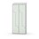 Novis Z garderobeskab skrå topplade 4 rum B80 cm